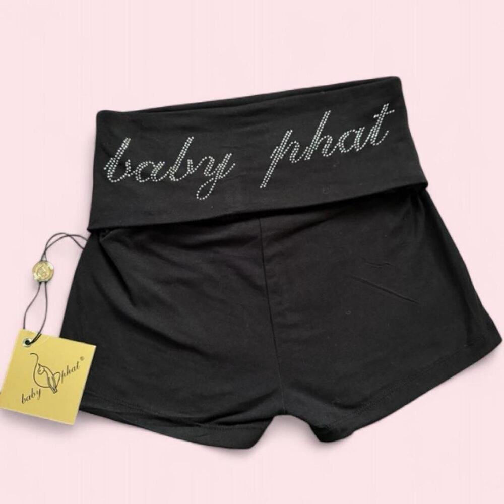 Baby Phat Size M Black Shorts